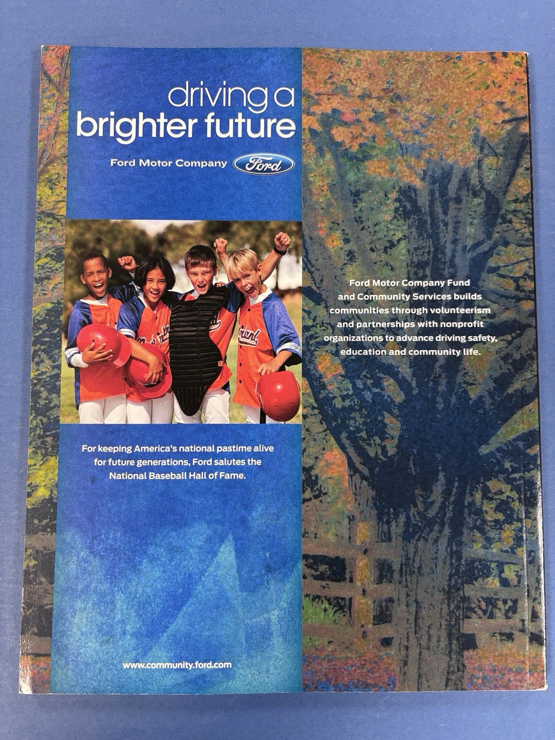 2012 MLB Hall Of Fame Program Ron Santo Barry Larkin