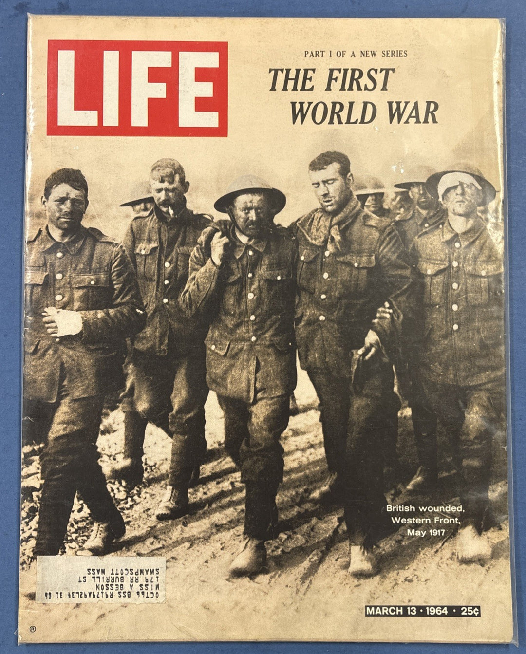 Life Magazine The First World War British Wounded May 1917 March 13 1964