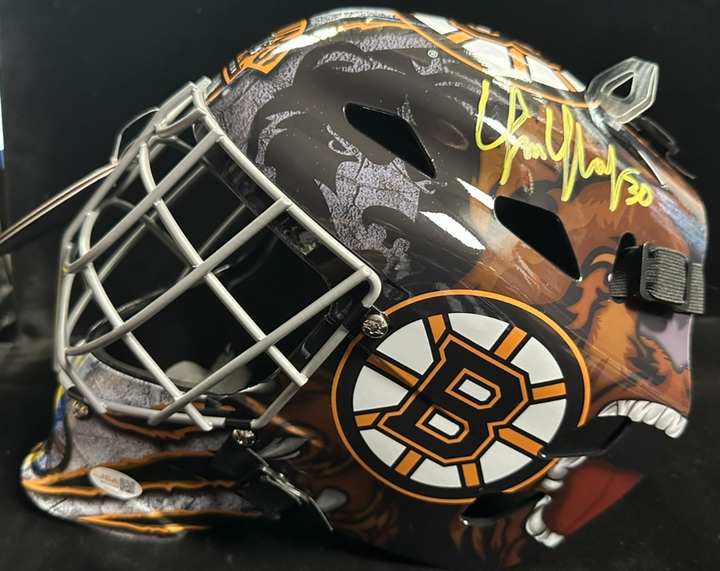 Tim Thomas Autographed Boston Bruins Full Size Goalie Mask JSA NHL