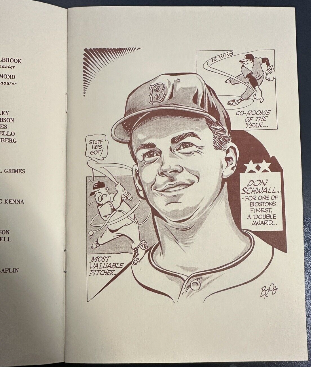Jan 25, 1962 23rd Annual Baseball Writers Association America Dinner Program