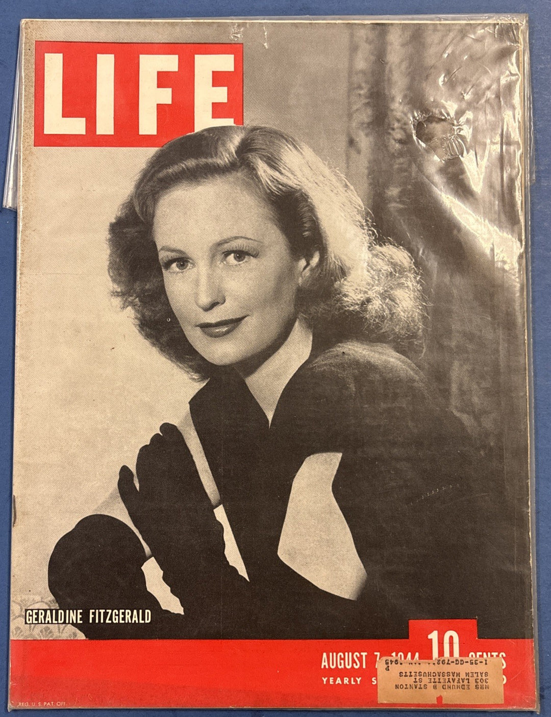 Life Magazine Vintage Geraldine Fitzgerald August 7 1944