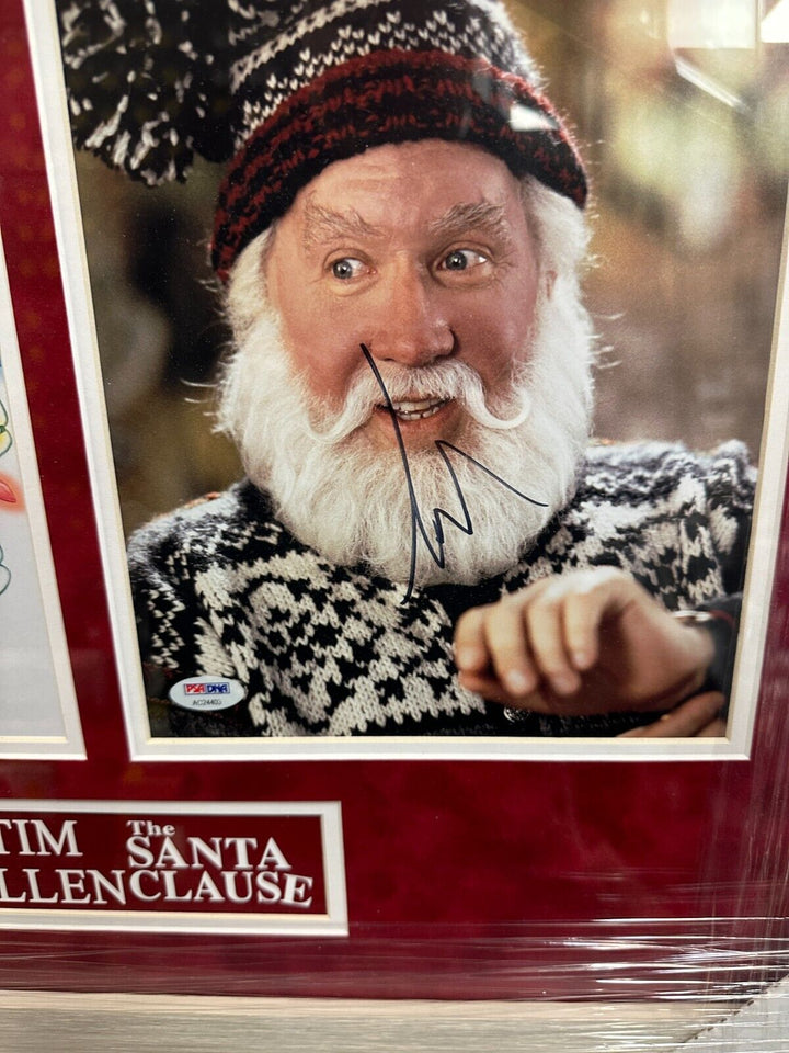 Tim Allen Autographed The Santa Clause 8x10 Photo Framed PSA/DNA