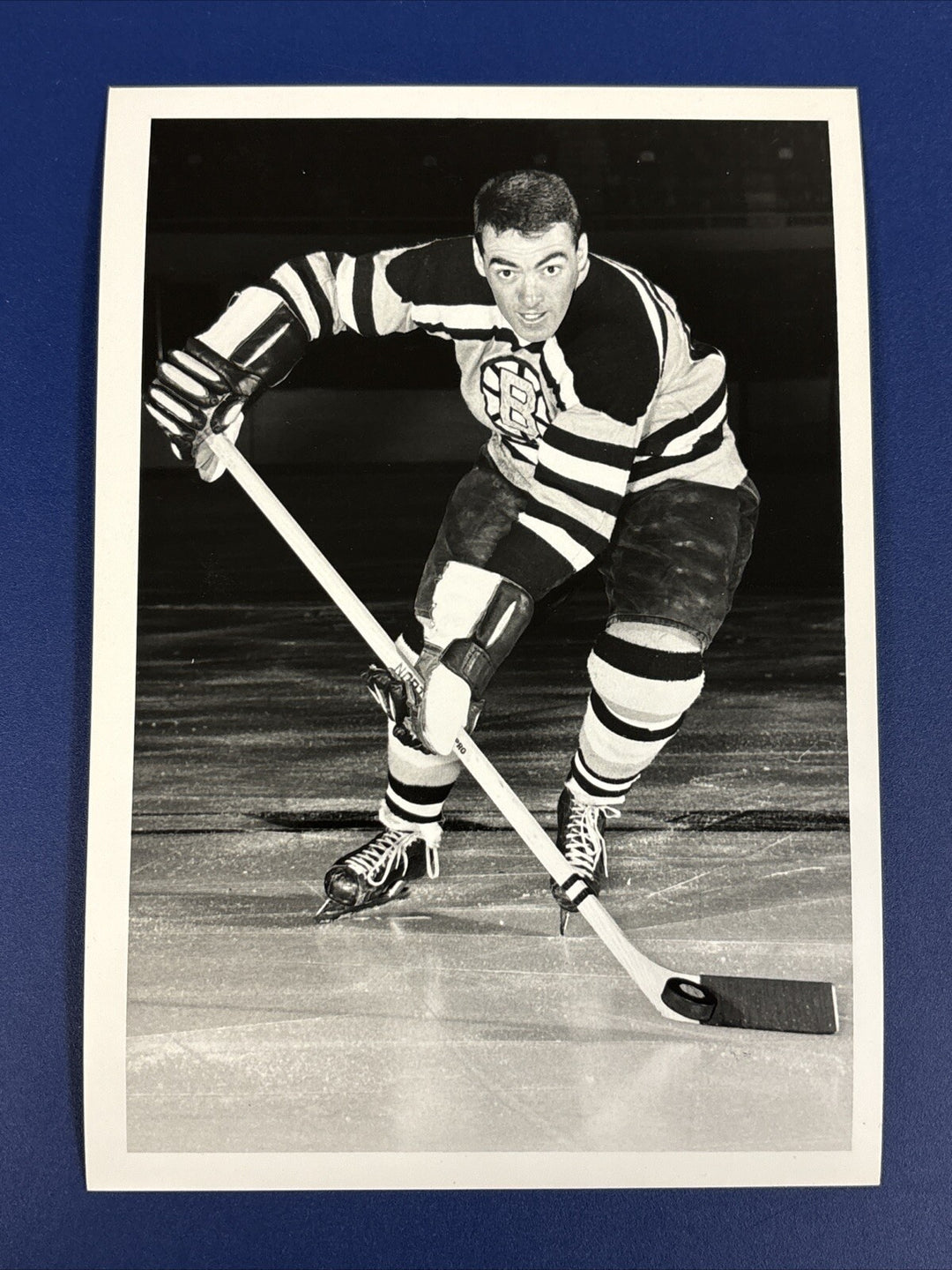 1962 Guy Gendron Original Boston Bruins Team Photo 5x7
