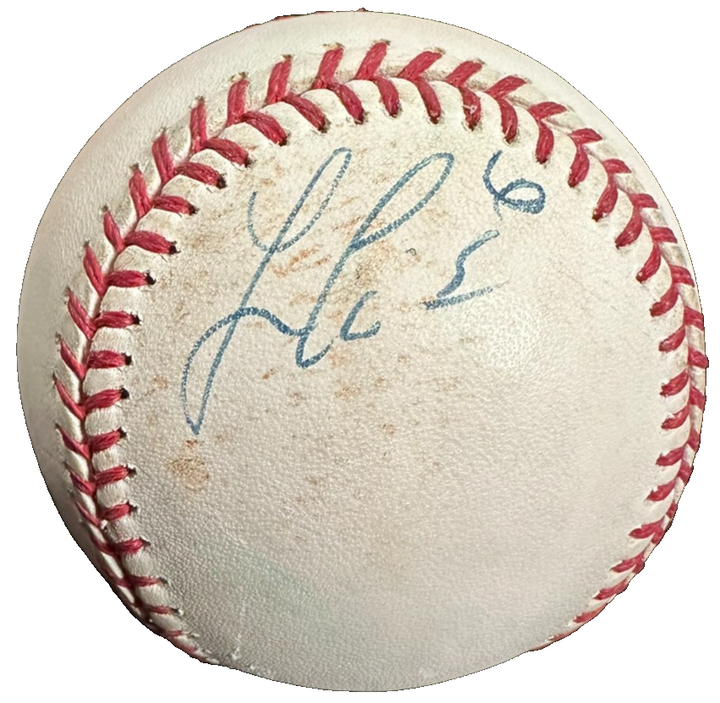 Lorenzo Cain Autographed Rawlings Major League Baseball Milwaukee Brewers