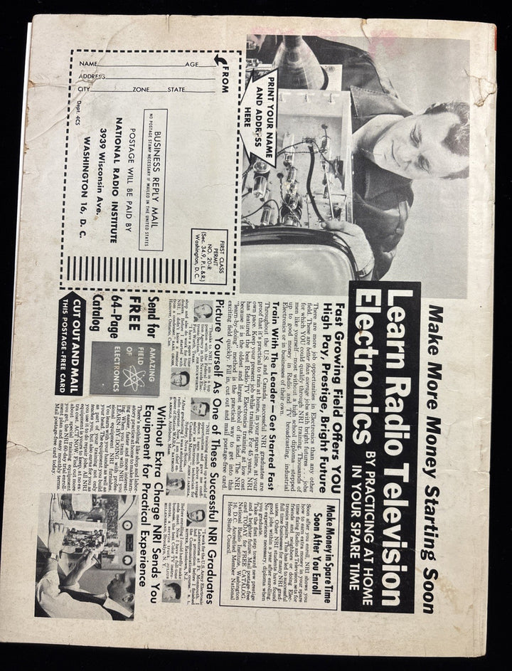 1964 BASEBALL MAGAZINE WITH SANDY KOUFAX LOS ANGELES DODGERS COVER