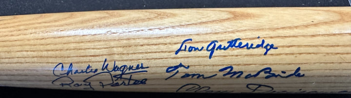 1946 American League Champions Boston Red Sox Signed Baseball Bat Pesky Doerr