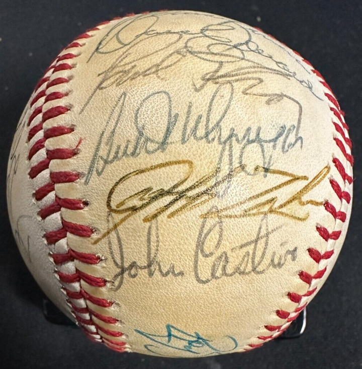 1979 Minnesota Twins Team Signed Baseball Mauch Carew Castino