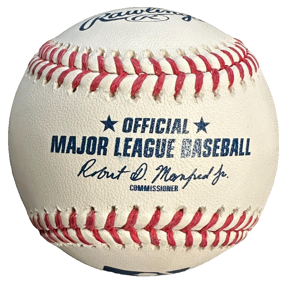 Doug Mirabelli Autographed OML Baseball W/ 2x WS Champs Insc Red Sox