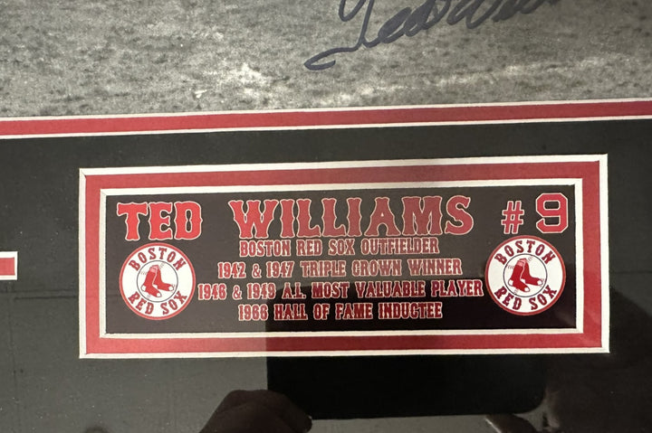 Ted Williams Autographed 16x20 Framed Boston Red Sox PSA/DNA HOF