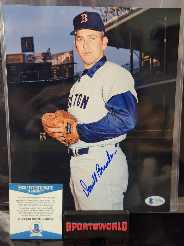 Darrell Brandon Signed 8x10 Photo Boston Red Sox Beckett COA