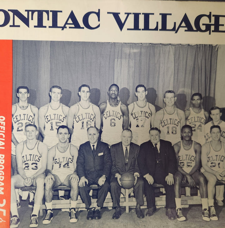 1960 NBA Finals Boston Celtics Vs. St. Louis Hawks Program Game 2 March 29, 1960