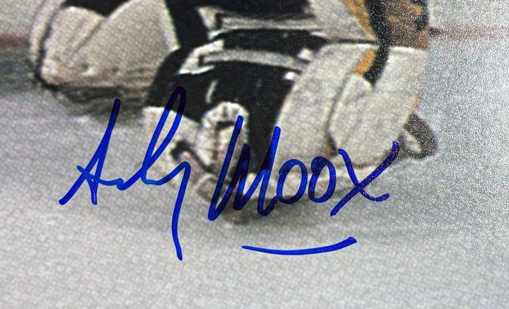 Reggie Lemelin & Andy Moog Autographed Boston Bruins 16x20 Photo