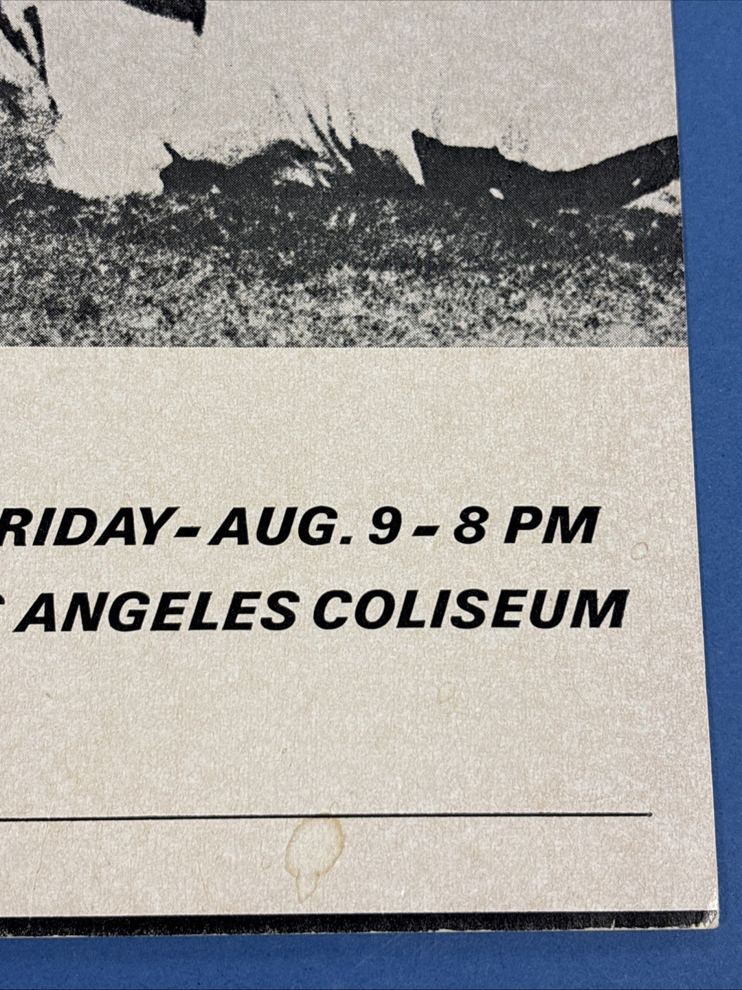 Original Advertisement For LA Times Charity Football Game Rams Vs Browns 8/9/68