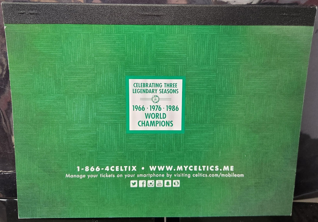 2015- 16 Boston Celtics Full Season Ticket Book - Kobe Bryant Last Game Boston 