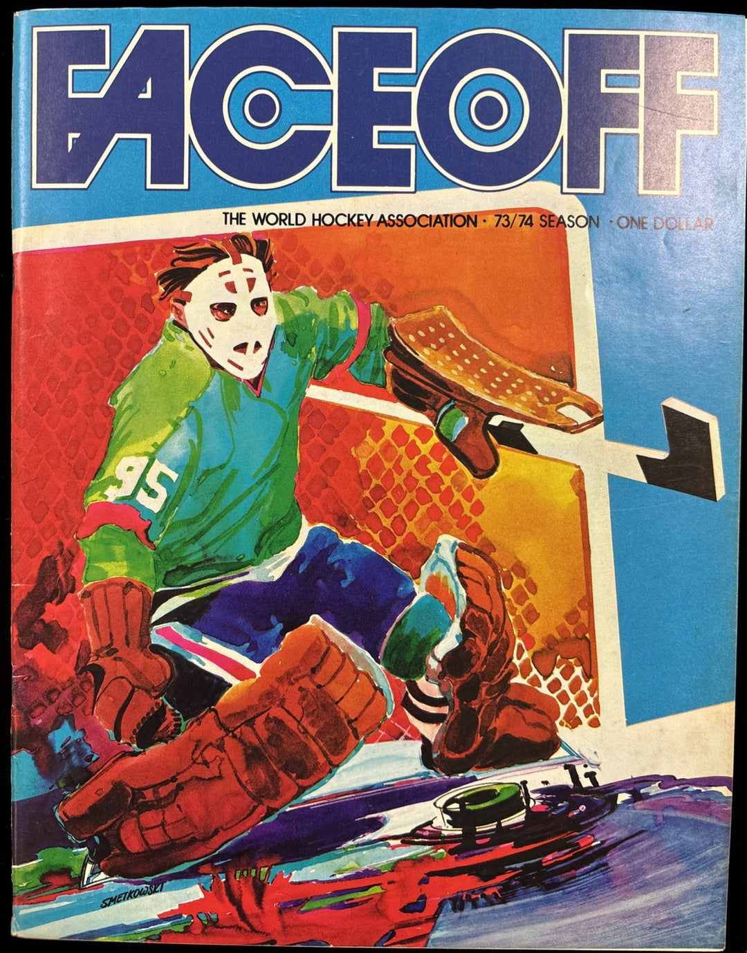 12/8/73 Minnesota Fighting Saints Vs Quebec Nordiques WHA Program