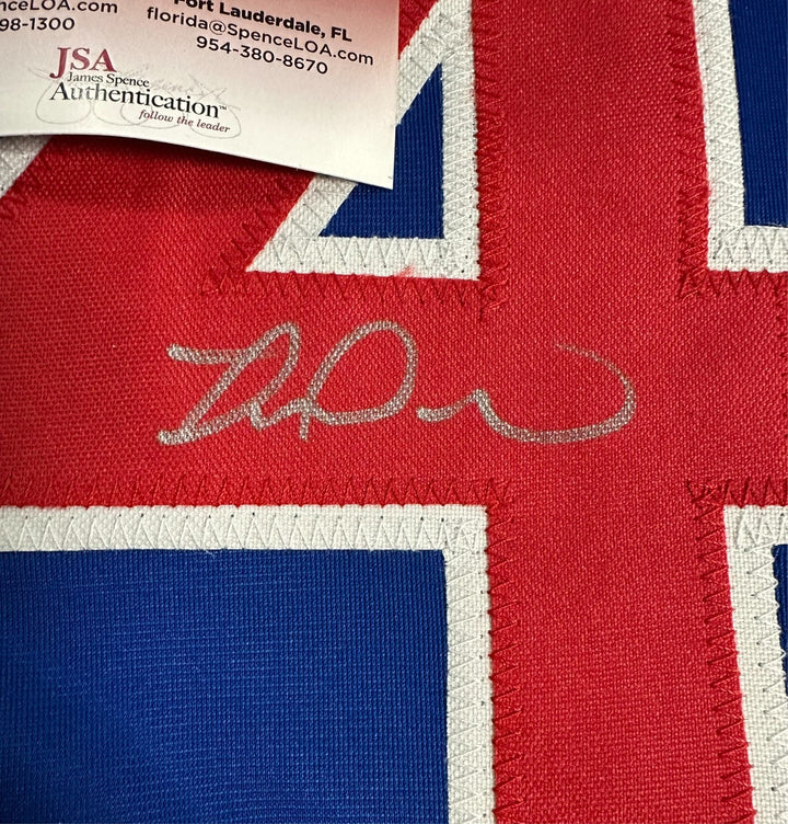 Miguel Montero Autographed Chicago Cubs Replica Stats Jersey JSA