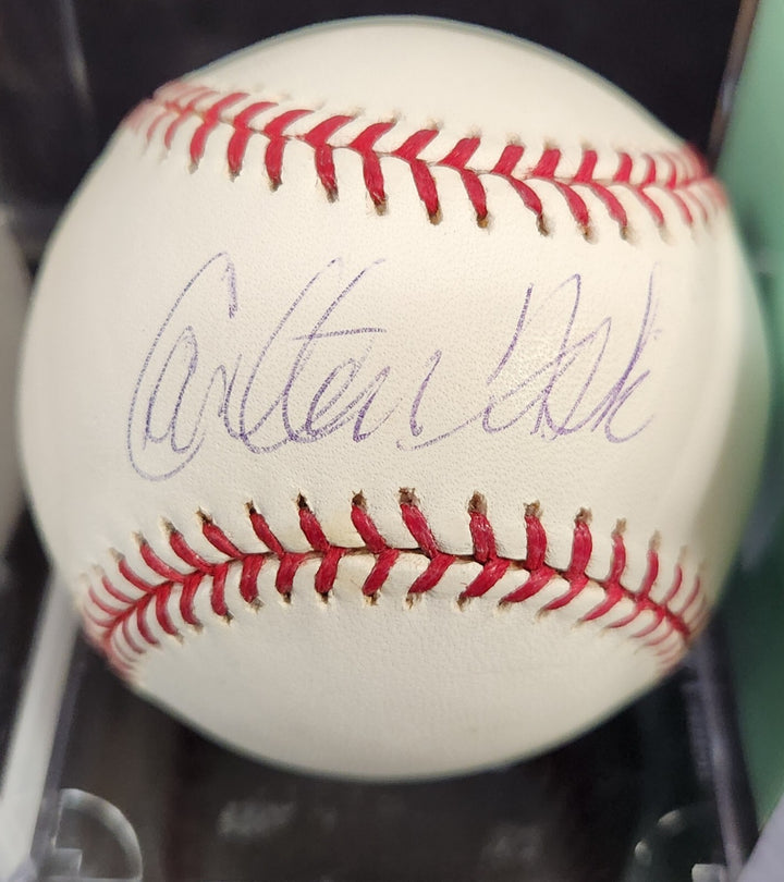 Carlton Fisk Signed Major League Baseball Red Sox White Sox HOF Steiner PSA COA
