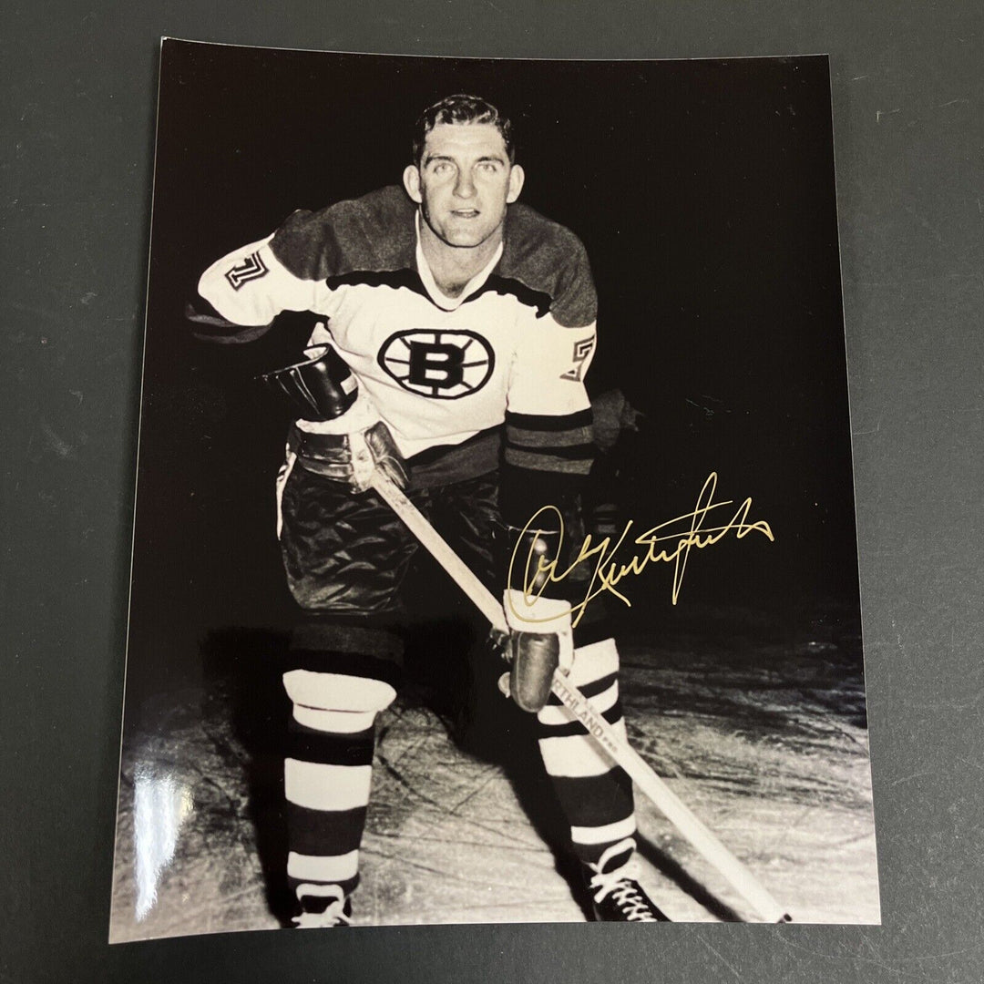 Orland Kurtenbach Autographed Boston Bruins 8x10 Photo NHL