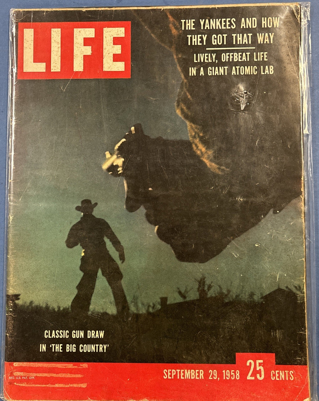Life Magazine Vintage Classic Gun Draw In The Big Country September 29 1958