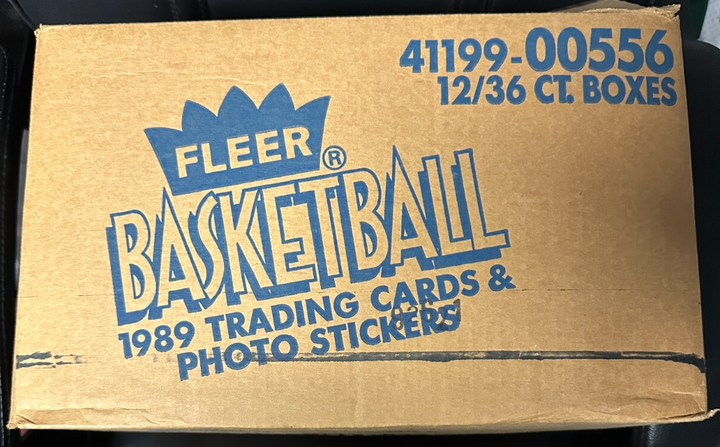 1989 Fleer Basketball Empty Wax Pack Box Case NBA Jordan