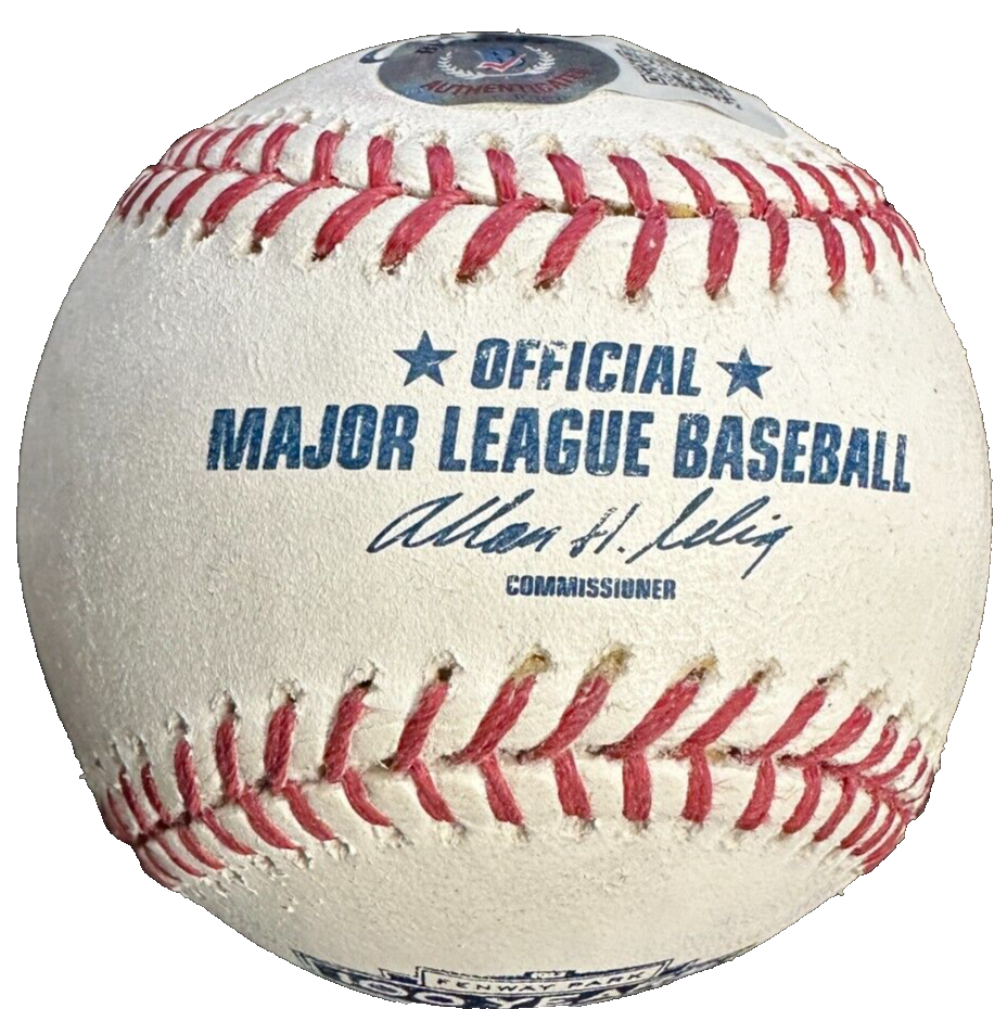 David Ortiz Autographed Fenway Park 100th Anniversary Baseball BAS Red Sox