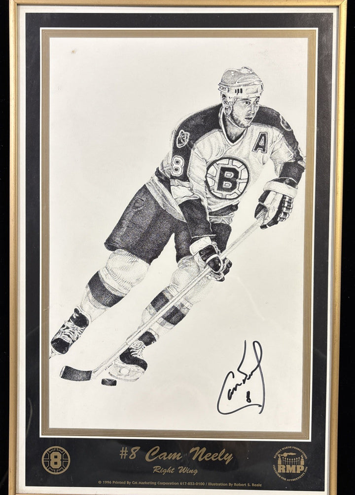 Cam Neely Boston Bruins Signed Picture 17x11 COA
