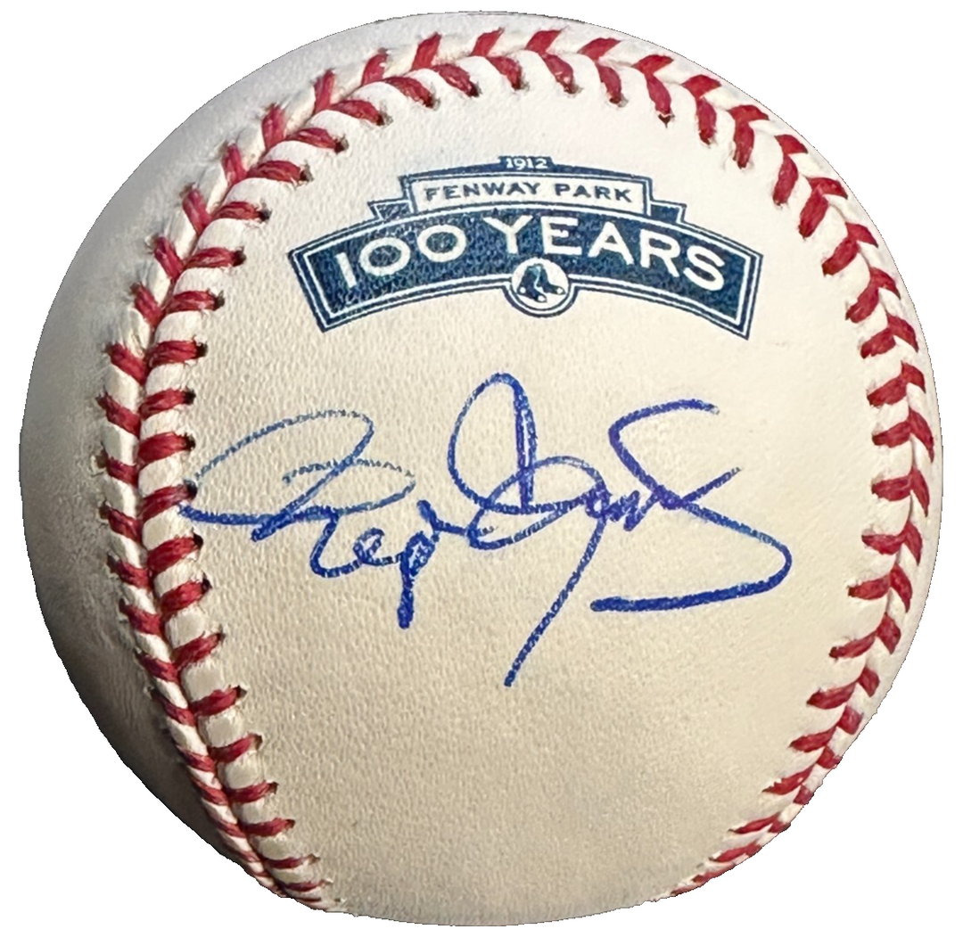 Roger Clemens Autographed Fenway Park 100th Anniversary Baseball Red Sox