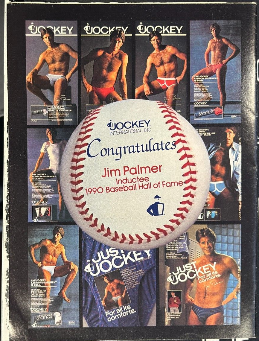 1990 Baseball Hall of Fame Autographed Program Joe Morgan & Jim Palmer BAS