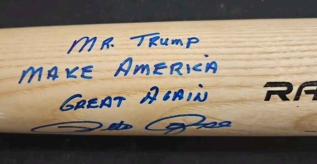 Pete Rose Signed Inscribed Rawlings Baseball Bat COA 