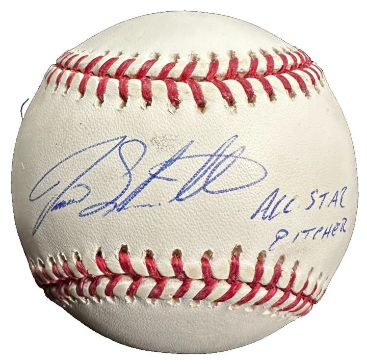 Jason Schmidt Autographed Official Major League Baseball W/ All Star Pitcher Ins
