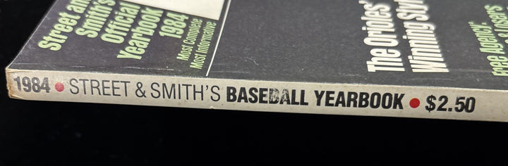 1984 Street & Smiths Baseball Yearbook Scott McGregor / Rick Dempsey Orioles 