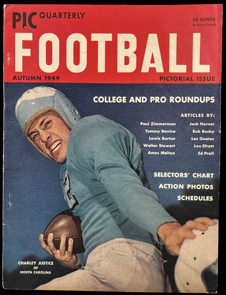 1949 PIC Quarterly Football Pictorial Issue College & Pro Roundups