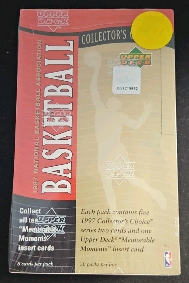 1997 Upper Deck Collectors Choice Basketball Series 2 Sealed Wax Box