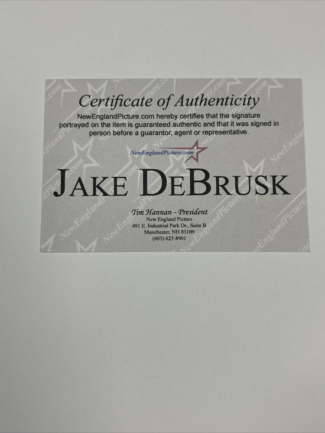Jake Debrusk Signed Framed 16x20 New England Picture Boston Bruins