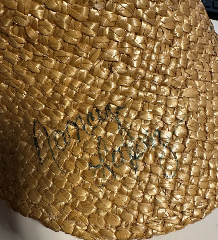 Jack Nicklaus & Nancy Lopez Autographed Straw Golf Visor BAS PGA LPGA