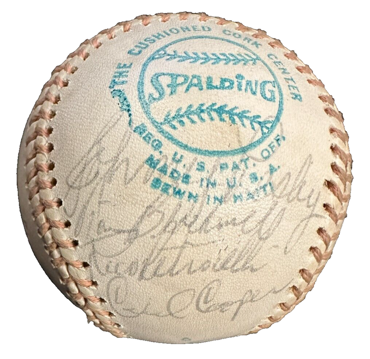 1975 Boston Red Sox Team Autographed MacPhail Baseball Rice Lynn Evans Tiant BAS