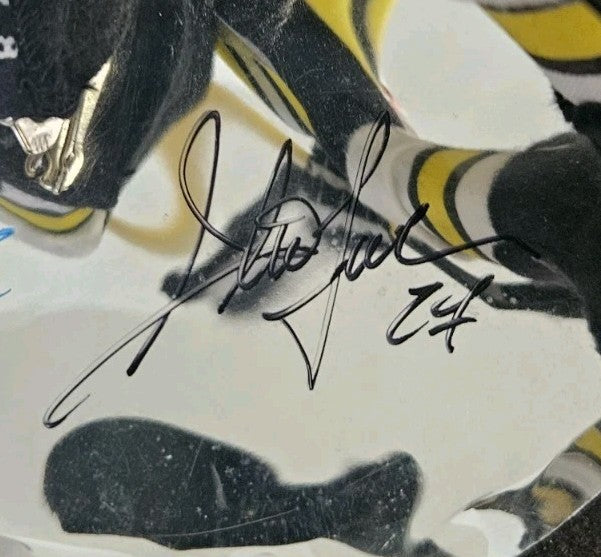 Chuck Thorndike & Steve Leach Signed Boston Bruins Annalee Doll