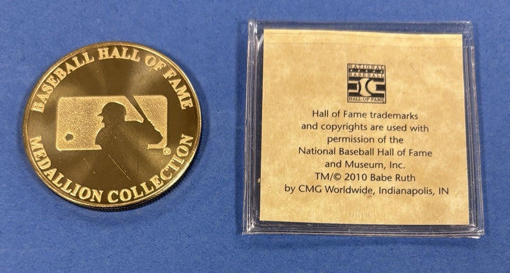Hall Of Fame Baseball Medallion Set Of 50 Ruth Young Cobb Snider Spahn Ripken