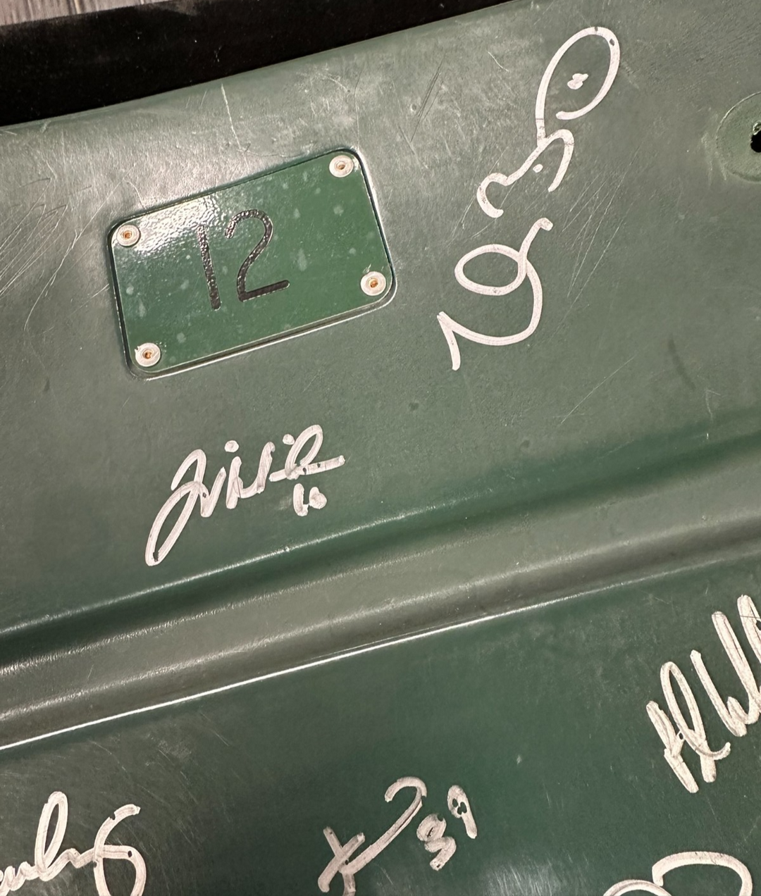 2013 Boston Red Sox World Series Champs Team Signed Fenway Seatback Fanatics