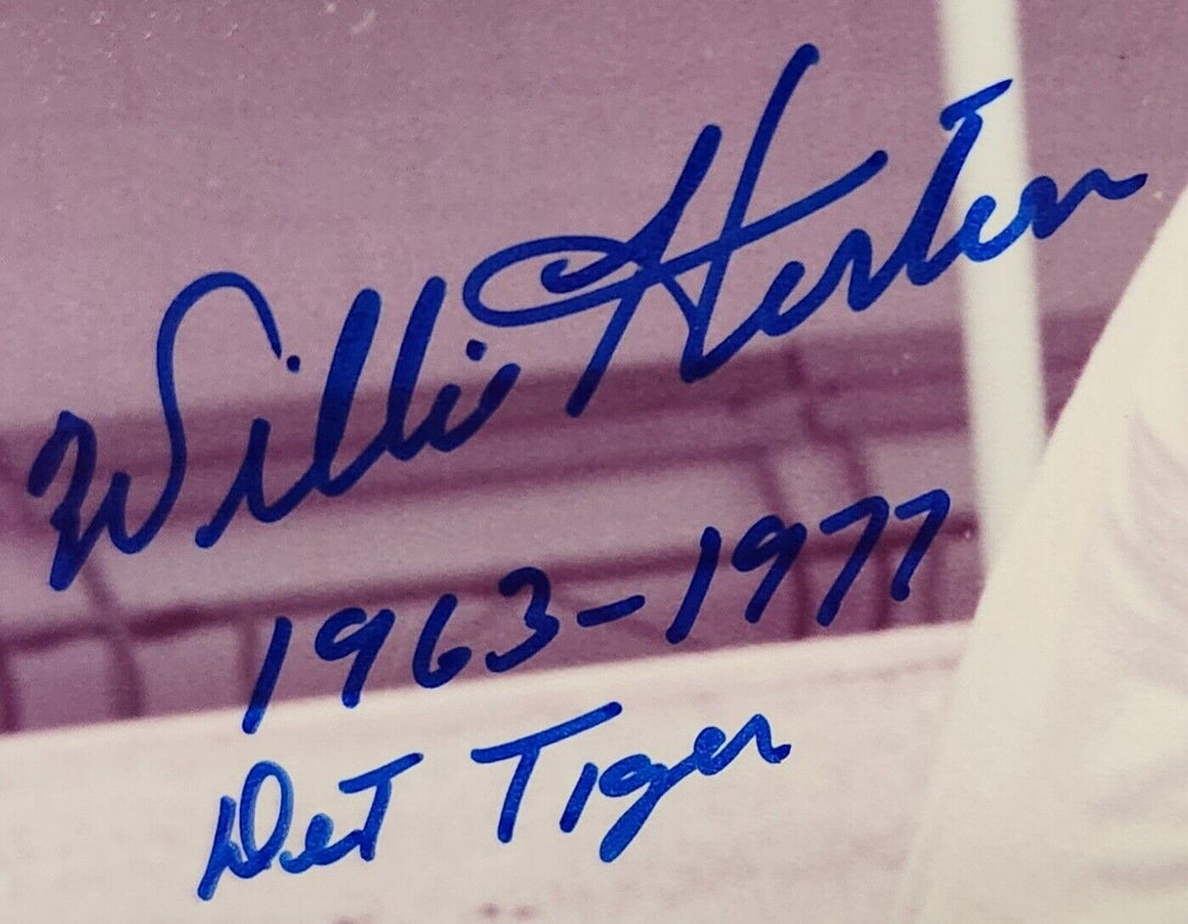 Willie Horton Signed Inscribed 8x10 Photo Detroit Tigers COA