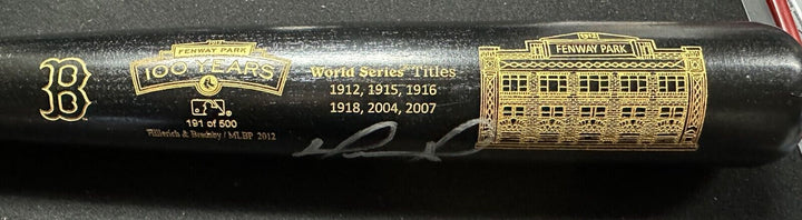 David Ortiz Autographed Fenway Park 100th Anniversary Commemorative Bat BAS