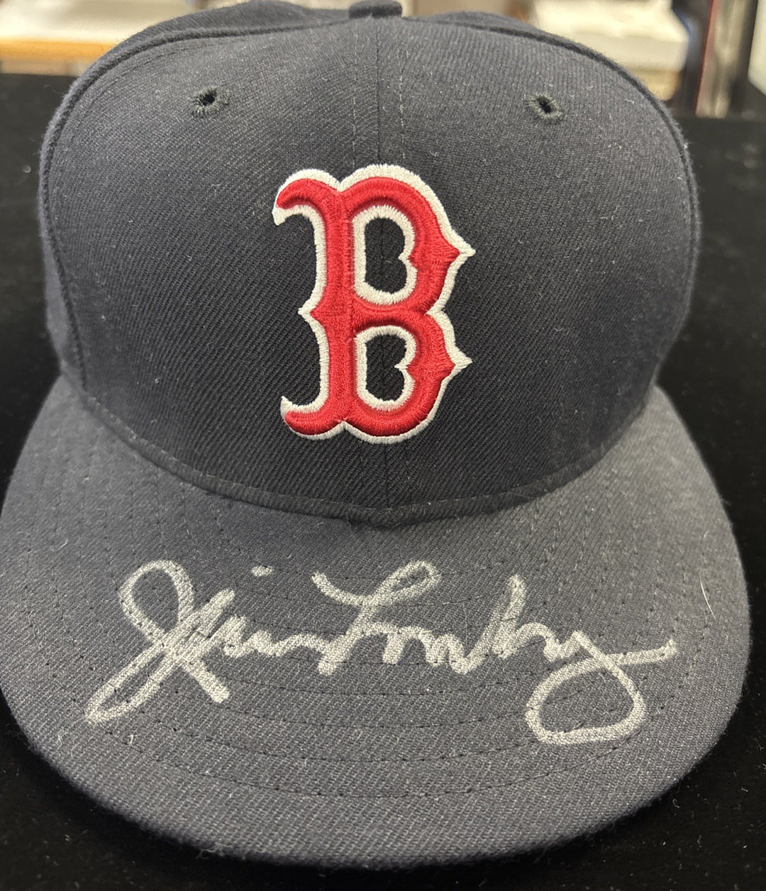Boston Red Sox Jim Lonborg Signed Baseball Cap Size 7 1/8 Authentic COA