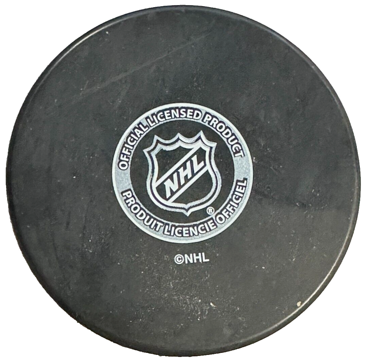 Nick Beverly Autographed Los Angeles Kings Hockey Puck