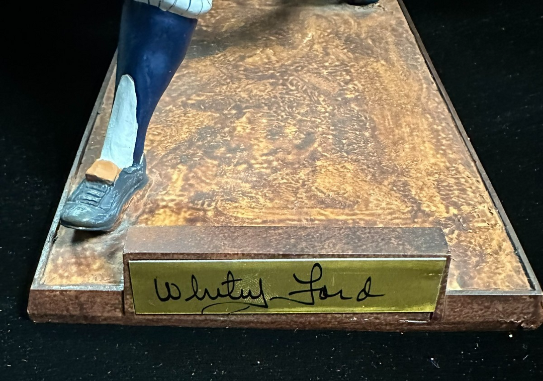 Whitey Ford Autographed 1990 Prosport Creations Porcelain Figurine 1951/2174 HOF