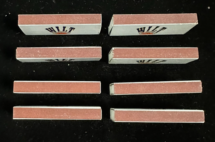 Lot of 8 Wilt Chamberlain's Restaurant Match Boxes Boca Raton, FL, LA Lakers