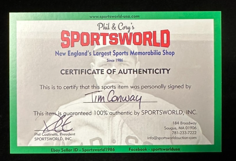 Tim Conway is Dorf Autographed DVD Case