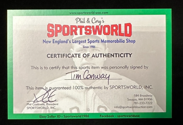 Tim Conway is Dorf Autographed DVD Case