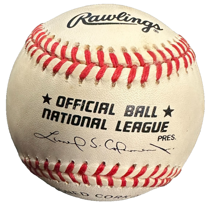John Mabry Autographed Official National League Baseball Cardinals