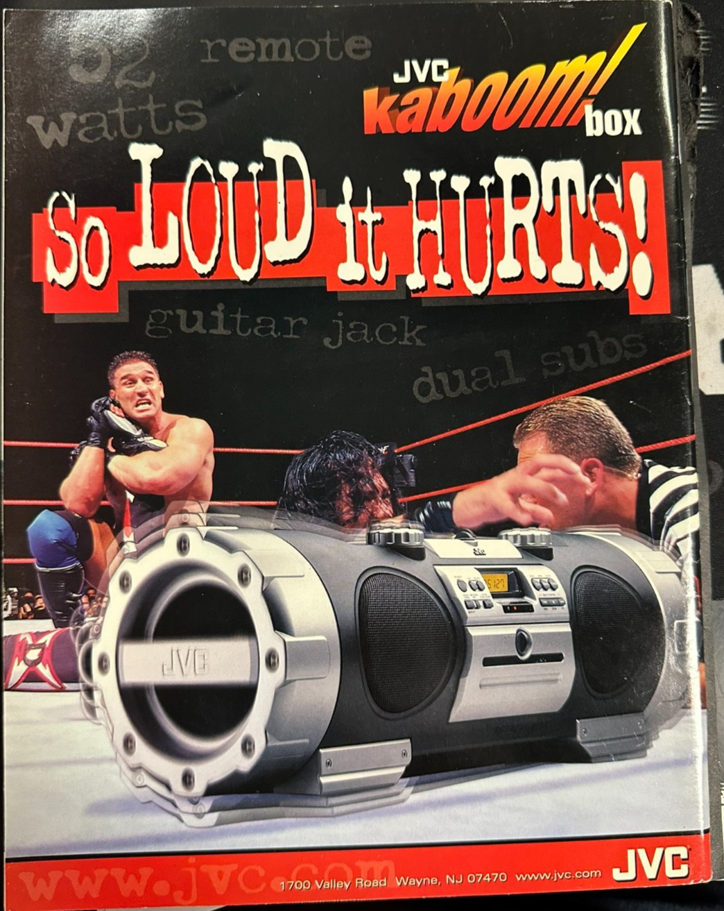 Chris Jericho Autographed November 1999 Issue of WWF Raw Wrestling Magazine