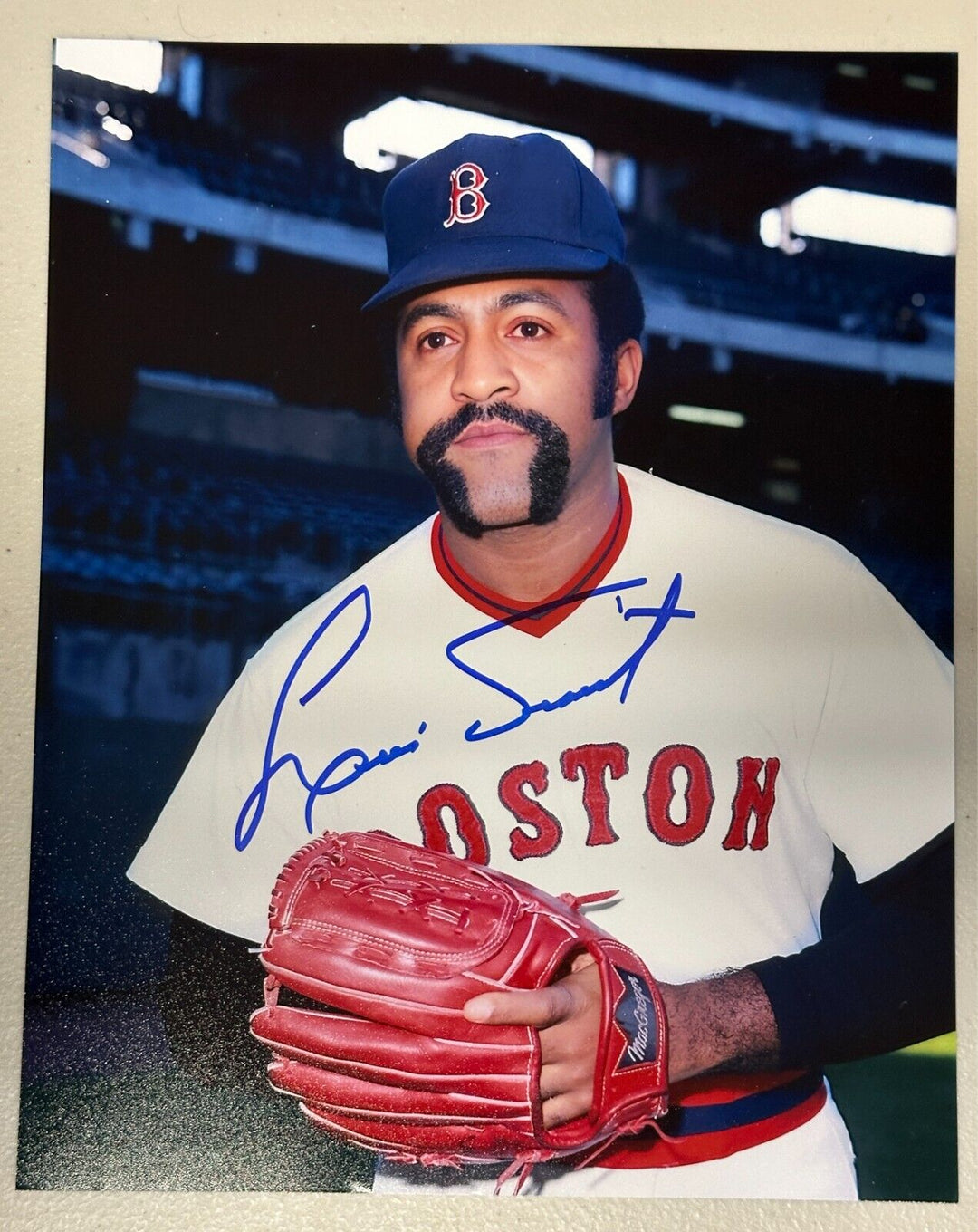 Luis Tiant Autographed Boston Red Sox 8x10 Photo